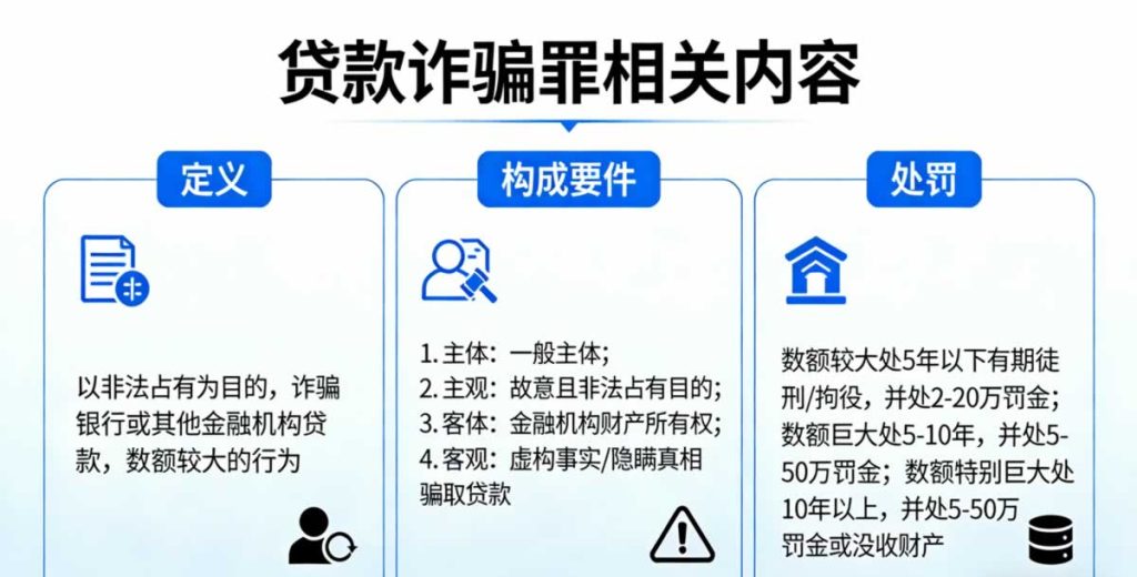 贷款诈骗罪概念构成