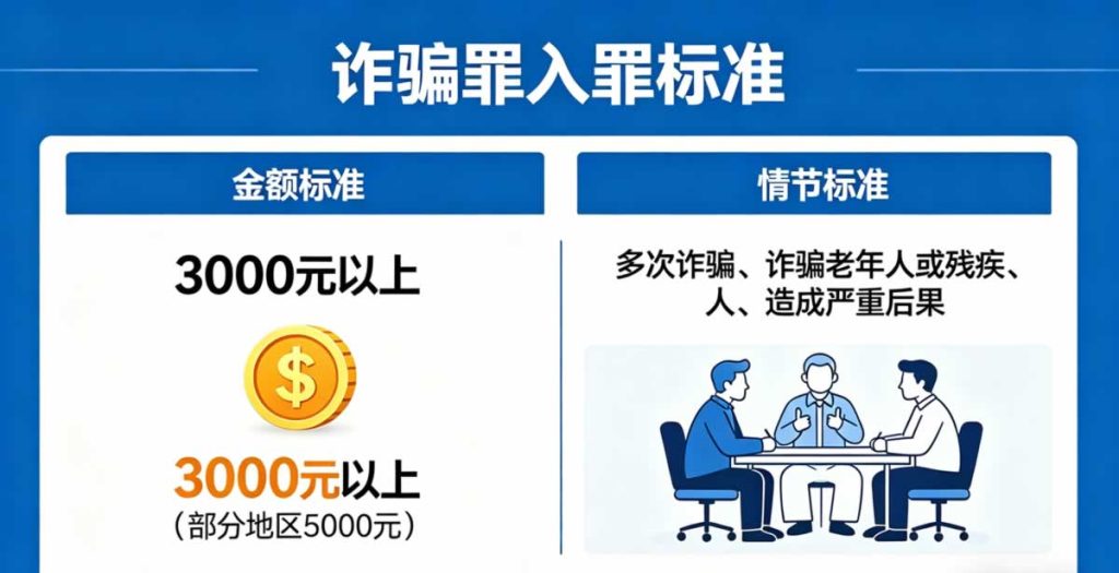 诈骗罪100问之一——诈骗罪入罪标准