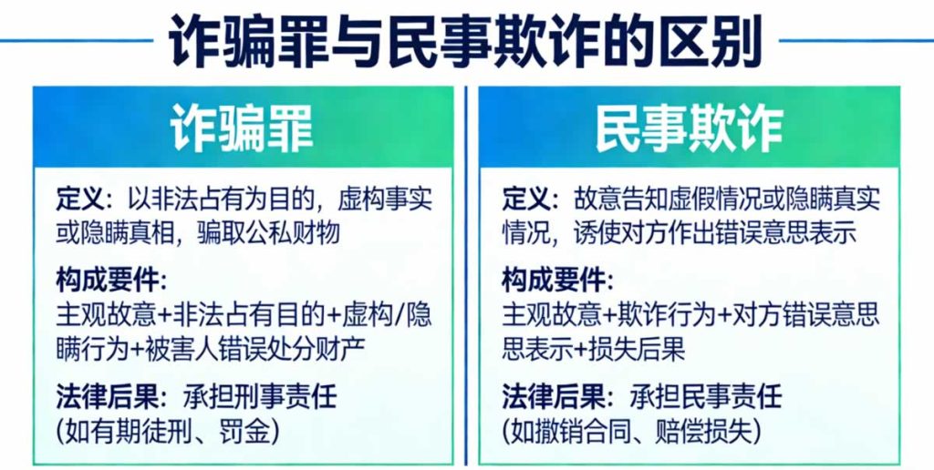 合同诈骗与民事合同欺诈的区分认定